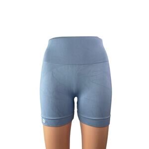 Set Active x MadHappy Women's Blue Yoga Workout Athletic Biker Short Size XS